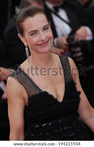 CANNES, FRANCE - MAY 21: Carole Bouquet attends the \'The Search\' Premiere at the 67th Annual Cannes Film Festival on May 21, 2014 in Cannes, France.
