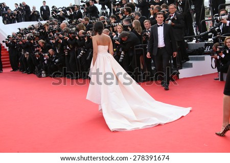 Leila Bekhti attends the opening ceremony and \'La Tete Haute\' premiere during the 68th annual Cannes Film Festival on May 13, 2015 in Cannes, France.