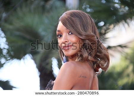 Jourdan Dunn attends the \'The Little Prince\' premiere during the 68th annual Cannes Film Festival on May 22, 2015 in Cannes, France.