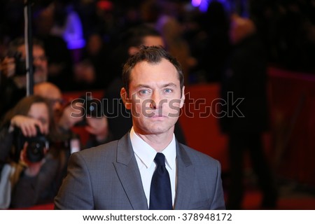 Actor Jude Law attends the 'Genius' premiere during the 66th Berlinale International Film Festival Berlin at Berlinale Palace on February 16, 2016 in Berlin, Germany.
