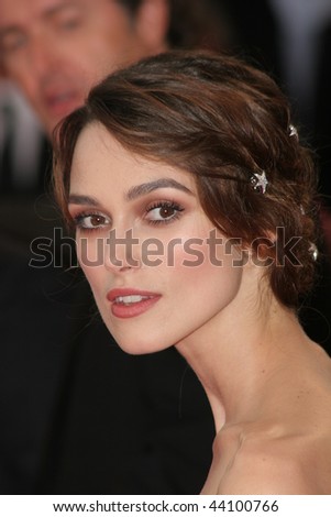 stock photo : VENICE - AUGUST 29:Keira Knightley arrives for the Opening 