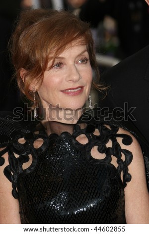 CANNES, FRANCE - MAY 17: Jury President Isabelle Huppert attends the Vengence Premiere at the Grand Theatre Lumiere during the 62nd Annual Cannes Film Festival on May 17, 2009 in Cannes, France