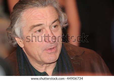 BERLIN - FEBRUARY 10: Actor Robert De Niro attends the premiere to promote the movie \'The Good Shepherd\' during the 57th Berlin International Film Festival  on February 10, 2007 in Berlin, Germany