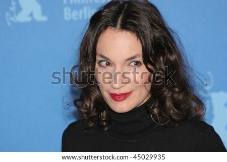 BERLIN - FEBRUARY 15: French actress Jeanne Balibar attends a photocall to promote the movie \'Don\'t Touch The Axe\' during the 57th Berlin  Film Festival  on February 15, 2007 in Berlin, Germany