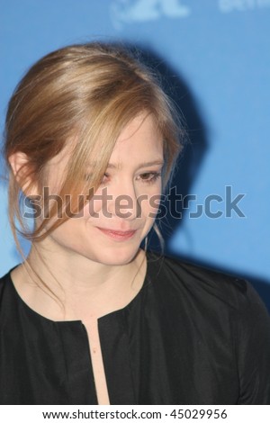 stock photo BERLIN FEBRUARY 15 Actress Julia Jentsch attends a 
