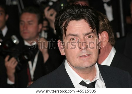 CANNES FRANCE MAY 21 Actors Charlie Sheen attends the Platoon Screening at the Palais during the 59th International Cannes Film Festival May 21 2006 in Cannes France CANNES FRANCE MAY 21 Actors Charlie Sheen attends the Platoon Screening at the Palais during the 59th International Cannes Film Festival May 21 2006 in Cannes France