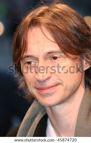 stock photo BERLIN FEBRUARY 15 Actor Robert Carlyle arrives for'The 