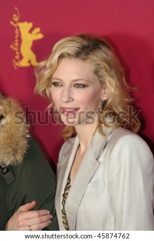 BERLIN - FEBRUARY 16:  Cate Blanchett poses at \'The Life Aquatic With Steve Zissou\' Photocall during the 55th annual Berlinale International Film Festival on February 16, 2005 in Berlin, Germany