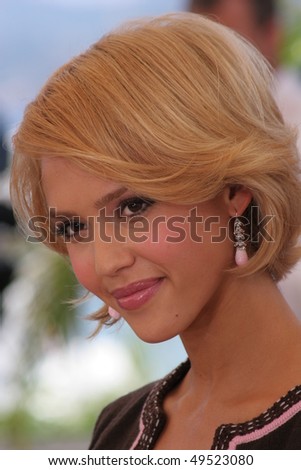 stock photo : CANNES, FRANCE - MAY 18: Jessica Alba attends a photocall 