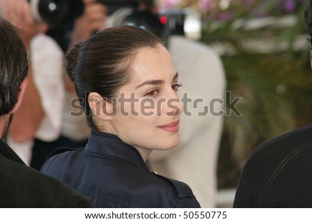 stock photo CANNES FRANCE MAY 18 Amira Casar poses during a photo