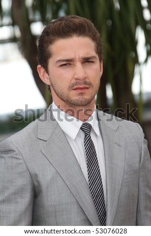CANNES, FRANCE - MAY 14: Shia LaBeouf attends the \'Wall Street 2\' Photo Call held at the Palais des Festivals during the 63rd Cannes Film Festival on May 14, 2010 in Cannes, France