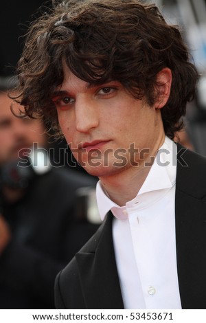 CANNES, FRANCE - MAY 18: Louis Garrel attends the \'Of Gods and Men\' Premiere held at the Palais des Festivals during the 63rd  Cannes Film Festival on May 18, 2010 in Cannes, France