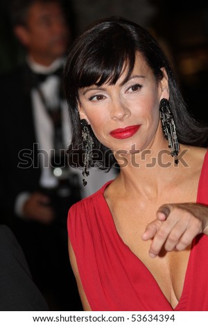 CANNES, FRANCE - MAY 21: Mathilda May attends the \'Uncle Boonmee Who Can Recall His Past Lives\'  at the Palais des Festivals during the 63rd  Cannes Film Festival on May 21, 2010 in Cannes, France