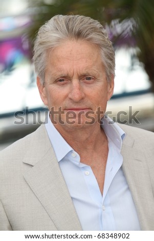 CANNES, FRANCE - MAY 14: Michael Douglas attends the \'Wall Street: Money Never Sleeps\' Photo Call held at the Palais des Festivals during the 63rd Cannes  Festival on May 14, 2010 in Cannes, France