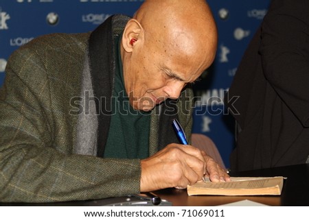BERLIN, GERMANY - FEBRUARY 12: Actor and singer Harry Belafonte attends the \'Sing Your Song\' Photo call during  of the 61st Berlin  Film Festival at the Grand Hyatt on February 12, 2011 in Berlin, Germany.