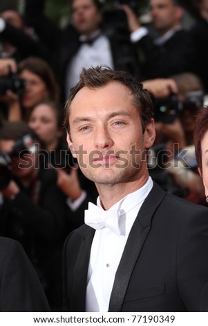 CANNES, FRANCE - MAY 11: Actor Jude Law attends the Opening Ceremony at the Palais des Festivals during the 64th Cannes Film Festival on May 11, 2011 in Cannes, France