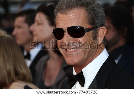 CANNES, FRANCE - MAY 17:  Mel Gibson  attend 'The Beaver' Premiere during the 64th Cannes Film Festival at Palais des Festivals on May 17, 2011 in Cannes, France.