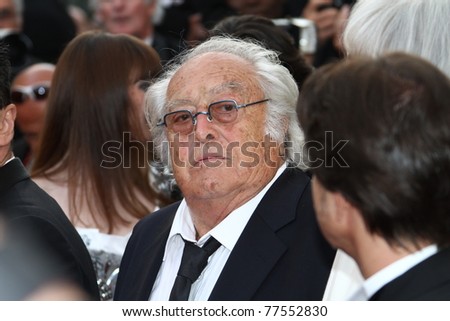 CANNES, FRANCE - MAY 17: Director Georges Lautner attends 'The Beaver' premiere at the Palais des Festivals during the 64th Cannes Film Festival on May 17, 2011 in Cannes, Franc