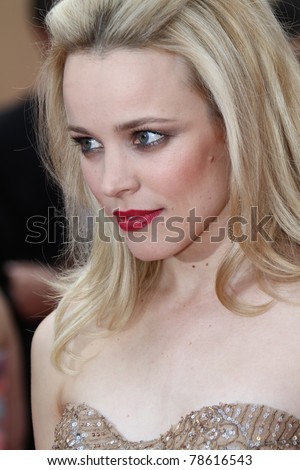 CANNES, FRANCE - MAY 12: Actress Rachel McAdams arrives at the \'Sleeping Beauty\' premiere during the 64th Annual Cannes Film Festival at the Palais des Festivals on May 12, 2011 in Cannes, France