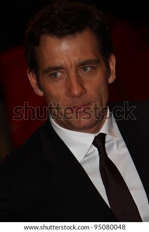 BERLIN, GERMANY - FEBRUARY 12: Actor Clive Owen attends the \'Shadow Dancer\' Premiere during  of the 62nd Berlin Film Festival at the Berlinale Palast on February 12, 2012 in Berlin, Germany