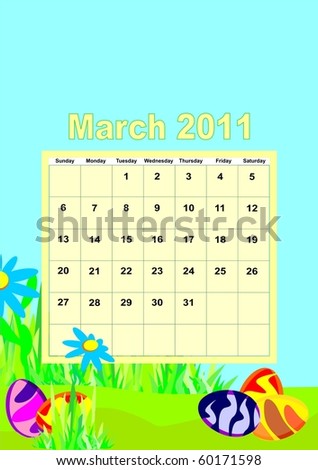 weekly calendar march 2011. March+2011+calendar+page