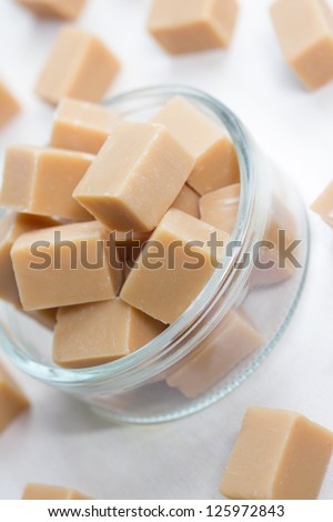 delicious butter fudge pieces