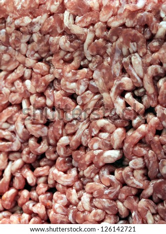 fresh pork meat texture