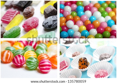 candy sweets picture collection
