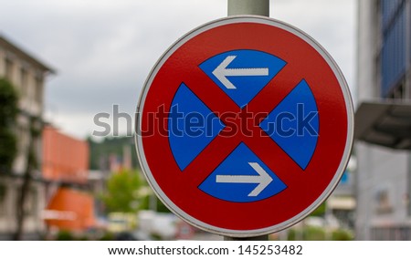 no parking sign in germany