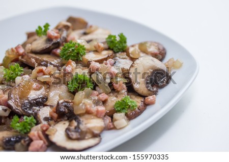 mushroom dish