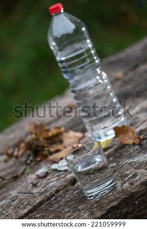 fresh drinking water at a hiking break