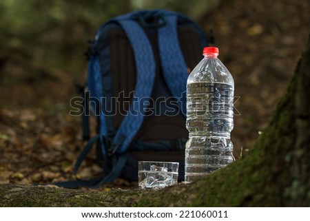 fresh drinking water at a hiking break