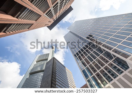 skyscrapers frankfurt am main in germany