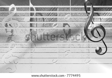 black and white music pics. stock photo : Black and white