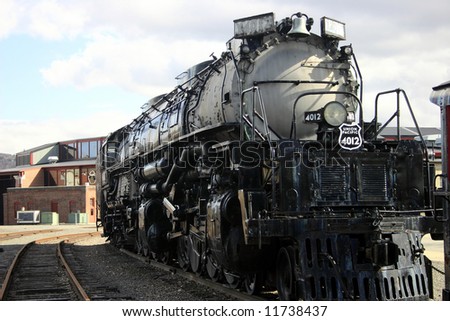 Steam Engine Union pacific, Train in the Roundhouse Scranton, Pa.