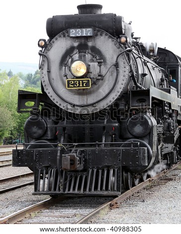 Train Approaching, steam engine