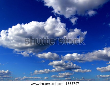 Clouds in the sky background