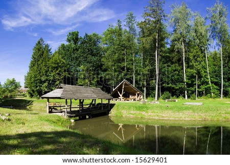 Holiday resort in Baltic country Lithuania
