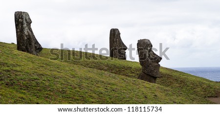 Latin America, Chile, Easter island, October, 2012.
