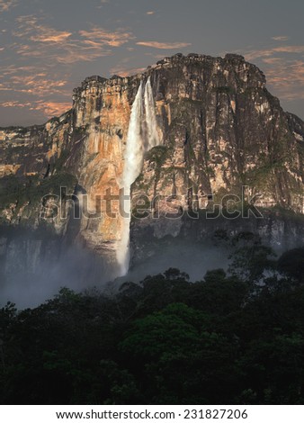 Angel Falls, Canaima National Park, Venezuela.