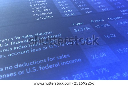 Income statement showing taxes
