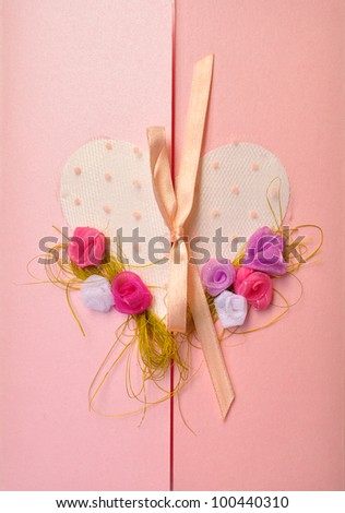 Handmade Valentine Cards on Photo   Wedding Invitation Or Valentine Love Card  Handmade Paper Card