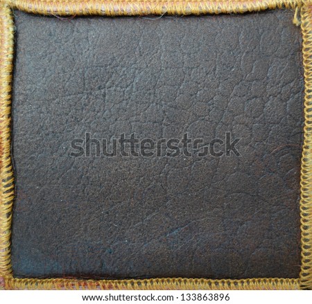 Black vintage suede leather texture background