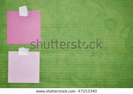 Colourful Blank Pads with space for your text on background