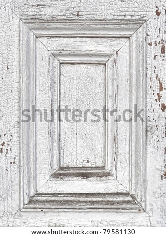 vintage very old antique wooden empty frame border background texture