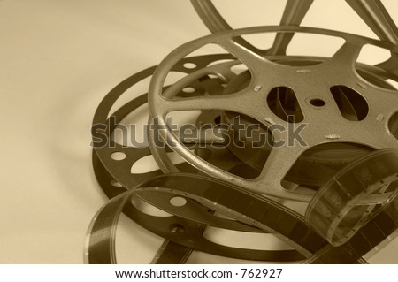 reels of film. Movie Reels with Film,