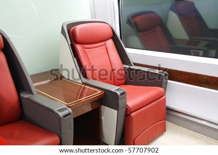 high-speed train seats