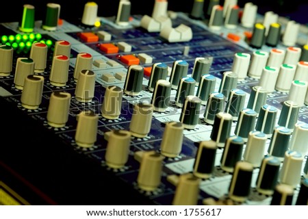 Mixer - audio panel