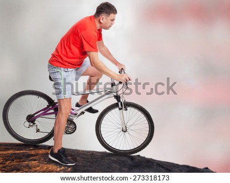 Mountain bicycle.