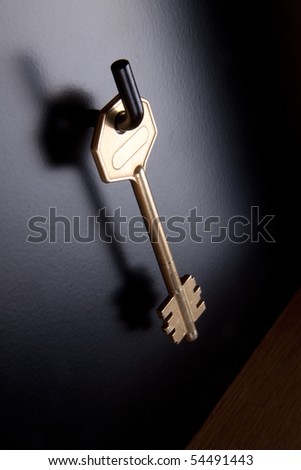 Key on a hook